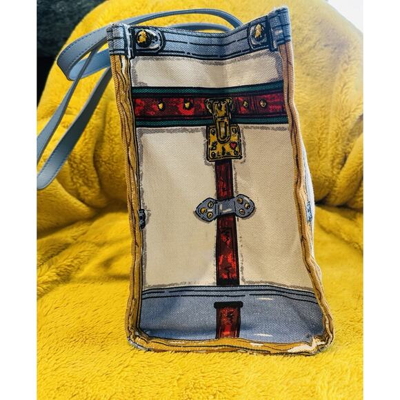 Brighton Hearts & Dogs In Love We Trust 2019 Canvas Tote Bag Beach travel resort - Picture 7 of 13